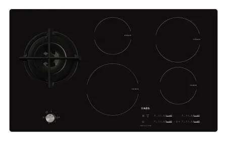 AEG Inductiekookplaat met gaswokbrander