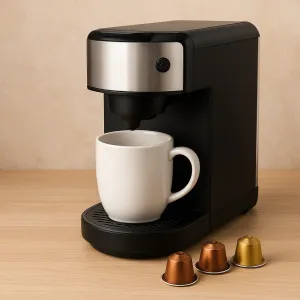 Koffieapparaat met cups