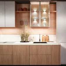 Warme houttinten - Der Kreis